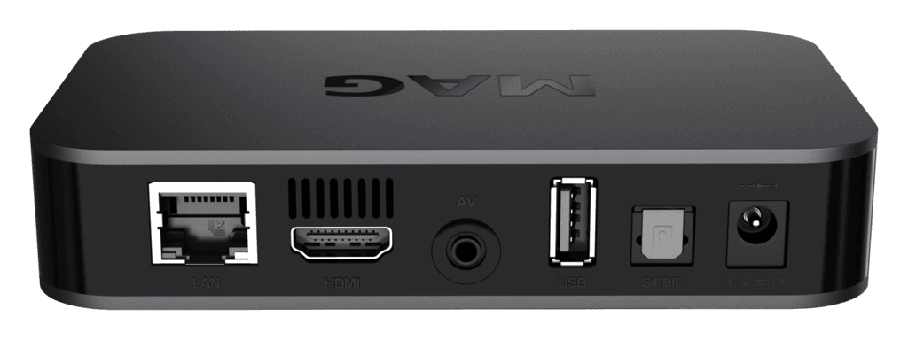 Décodeur MAG configuré pour l'IPTV